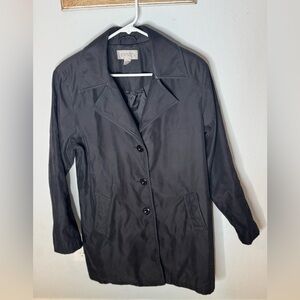 Annex Vintage Black Trench Coat